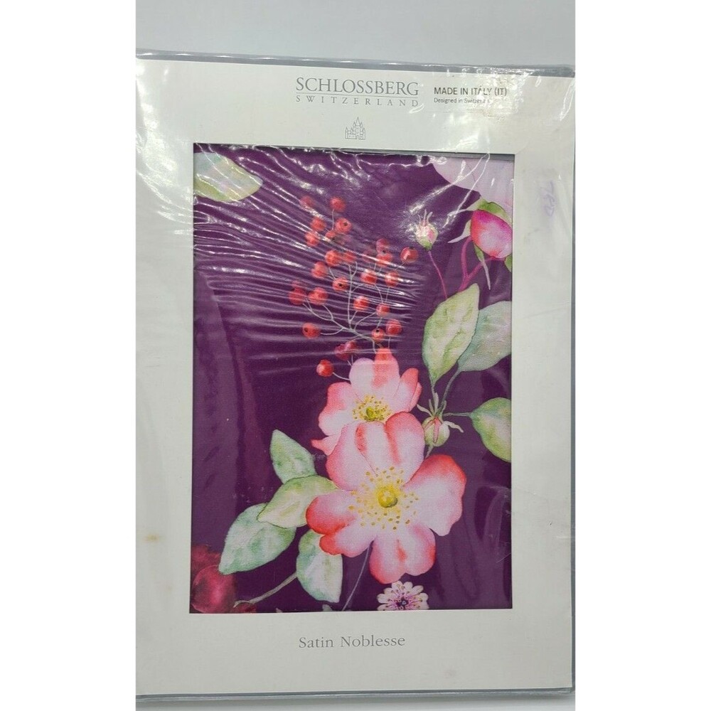 Schlossberg Noblesse Rosa Viola King Duvet + Boudoir Sham NIP - Picture 3 of 5